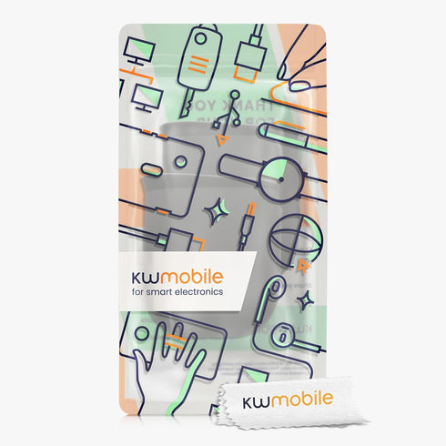 kwmobile 2X Skin Compatible with Arlo Essential Spotlight - Silicone Security Camera Case Outdoor CCTV Cover - Grey...