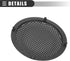 Motoforti Car Audio Speaker Cover, Mesh Subwoofer Grill Horn Guard Protector, 6 Inch, Plastic, Black, 4pcs......