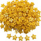 50 Pcs 12mm Five-Pointed Star Buttons with 2 Holes, Resin Sewing Buttons for Knitting Crafting Sewing Clothes, Gold...