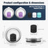20 oz Tumbler Lids,Magnetic Tumbler Lid Replacement for YETI,BPA Free 2 Pack Purple Tumbler Lids & 3 Pack Magnetic Slider...