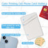 Leather Phone Card Holder Phone Wallet, Stick Back Phone Wallet Sticker Stylish Phone Case Credit Card Holder, Suitable for iPhone, Samsung, Andro...