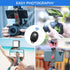 ULANZI Universal Phone Tripod Mount with Cold Shoe Mount, Rotates and Adjustable Clamp Holder Smartphone Clip Adapter for iPhone 11 Pro Max X XR X...