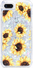 iPhone 7 Plus Case, iPhone 8 Plus Glitter Floral Case Flower Bling Sparkle Floating Liquid Soft TPU Cushion Luxury Case for Girls Women Cute Case ...