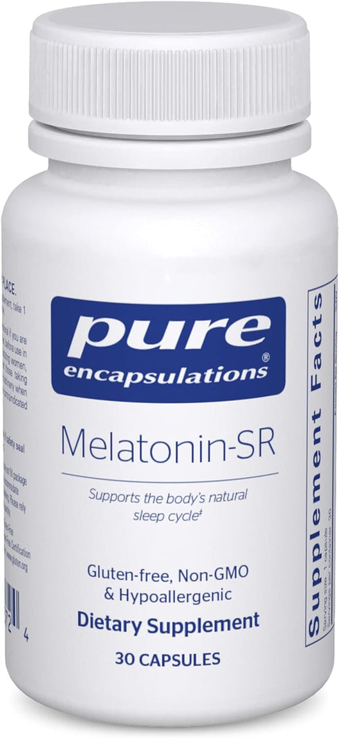 Pure Encapsulations Melatonin-SR - Extended Release Melatonin - Supports Restful Sleep* - Sleep Supplement - Gluten Free & Vegan - 30 Capsules...