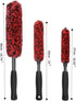 Car Wool Wheel Brushes for Cleaning Wheels Set (3 Pack), Metal-Free Tire Brushes Kit, Soft Wheel Brushes for Cleaning Tires and Rims...