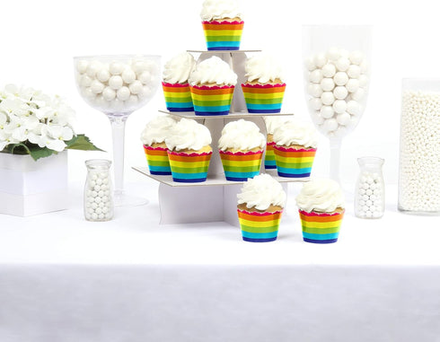 Big Dot of Happiness - Love is Love - Pride Rainbow Party Decorations - Party Cupcake Wrappers - Set of 12...