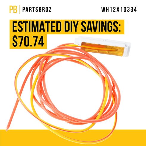 WH12X10334 GE Washer Lid Switch Assembly AP3968471 PS1482372 GHWN4250D1WW GTWN2800D1WW GTWN4250D1WS WJRR4170E6CC WJRR4170E6WW GTWN4950L0WS HSWP1000M3WW GTWN4250D0WS WJSR4160G2WW WHRE5550K2WW