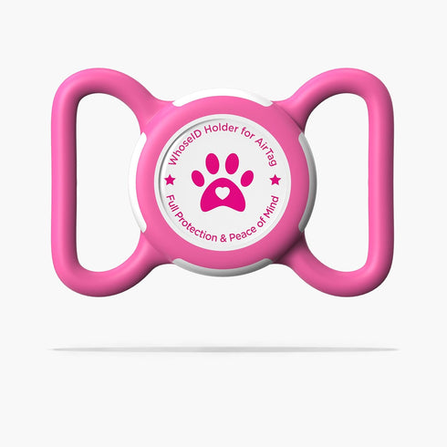 Airtag Dog Collar Holder, Durable & Lightweight Airtag Case, Slide-on Waterproof Protective Air Tag Holder for Dog Collar - for Dogs and Cats (Ros...
