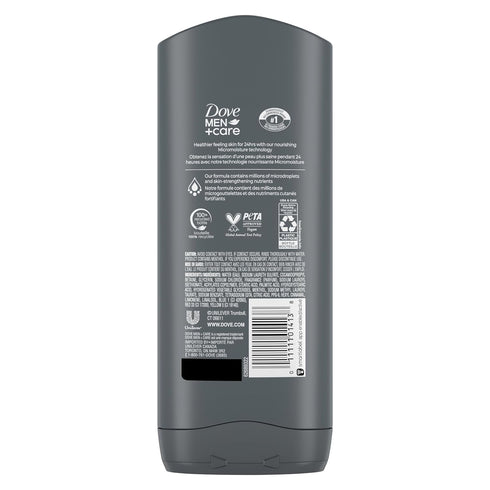 DOVE MEN + CARE Body Wash and Face For Fresh, Healthy-Feeling Skin Extra Fresh Cleanser That Effectively Washes Away Bacteria While Nourishing You...