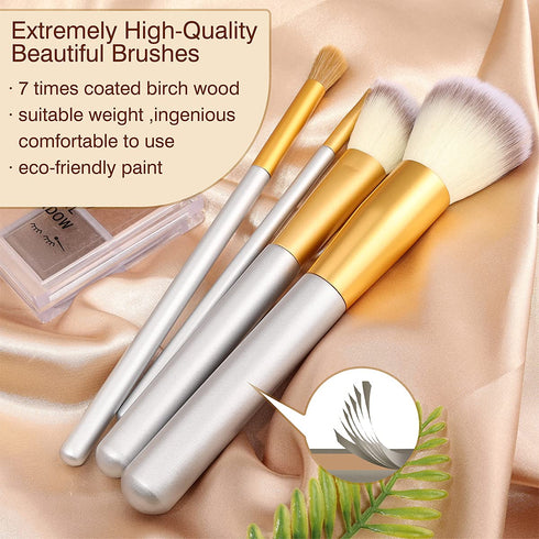 Make up Brushes, VANDER 24pcs Premium Cosmetic Makeup Brush Set for Foundation Blending Blush Concealer Eye Shadow, Cruelty-Free Synthetic Fiber B...