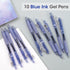 WRITECH Fine Point Gel Pens: Retractable 0.7mm Blue-Ink Color Pen for Journaling Smooth Writing Fine Point Tip Quick-dry Ink No Bleed Set 10ct...