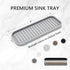 Silicone Sponge Holder 2 Pack, Dish Soap Holder for Kitchen Counter, Waterproof Sponge Soap Tray for Kitchen Sink Bathroom, Multipurpose Sink Cadd...