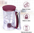 BBSTARZ Pancake Batter Dispenser – 4-Cup Batter Dispenser with Squeeze Handle & Measuring Marks for Pancakes, Waffles, Muffins, Crepes & Cupcakes ...