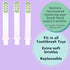 Toothbrush Toys’ Replacement Toothbrush Heads for Kids – Ultra Soft Bristles for Gentle Cleaning, Pack of 3, Easily Replaceable, Compatible Only w...