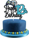 Video Game Happy 12th Birthday Cake Topper - Video Game Boy's 12th Birthday Party Blue Cake Supplies - Game On Level Up Winner Party Decoration...
