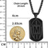 Football Letter A-Z Initial Necklace Dog Tag for Men Son Boys Boyfriend Athletes Sports Stainless Steel Pendant Chain Jewelry Gifts 24 Inch...