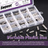 Swpeet 140Pcs 16 Sizes Stainless Steel 3mm 4mm 5mm 6mm Round Ended Feather Key Parallel Drive Shaft Keys Set Key Stock Assortment for Fasteners Me...