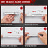 7-In-1 Mutipurpose Utility Knife, Stainless Steel Retractable Box Cutter, Heavy Duty Snap off Cutter Knife with 10PC 18MM SK5 Blades, Safety Lock ...