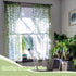 Green Sheer Curtains 108 Inches Long for Living Room, Vine Leaf Patterned Curtains 2 Panels Green Bedroom Curtain Sheers Voile Transparent Window ...
