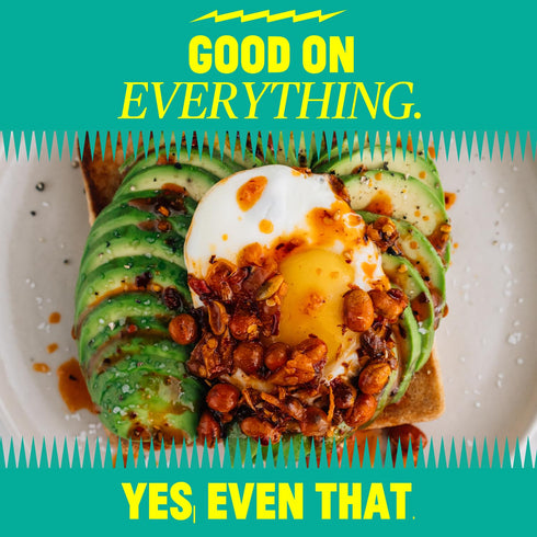 FLYBYJING Extra Crunchy Chili Crisp - Gourmet Spicy Tingly Savory Chili Oil Sauce w/Extra Crunch - Versatile Sichuan Hot Sauce and Topping - All N...
