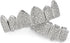 JINAO Grillz Diamond Grills for Your Teeth for Men Women 18K Gold Plated Iced Out Macro Pave Cubic Zirconia Mouth Grill with Extra Molding Bars In...
