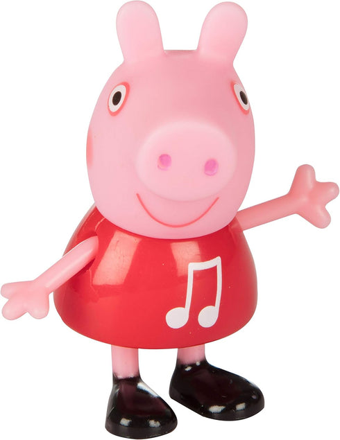 Peppa Pig Little Rooms Music Studio Playset, 6 Pieces - Includes Peppa Figure, Guitar, Saxophone, Drums, Records & Light-Up Piano - Ages 2+...