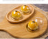 EchoDone 50 Set Clear Plastic Mini Cupcake Boxes Muffin Pod Dome Muffin Single Container Box Wedding Birthday Boxes (Gold)...