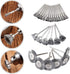Mesee 45Pcs Steel Wire Brushes Wheels Set with 1/8" Shank Polishing Wire Wheel Cup Pen Brush Accessories Kit Fit Rotary Tool for Buffing Cleaning ...