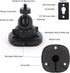2 Pack Speaker Wall Mount Holder for 1/4"-20 Threaded Keyhole,2 Pack Adaptors Compatible with Non 1/4"-20 Threaded Screw Holes,360°Rotation Adjust...