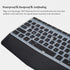 Keyboard Cover Skin for Logitech MK345 Wireless Full-Sized Keyboard with Plam Rest, Logitech MK345 Keyboard Accessories-Black...
