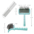Large Firm Slicker Brush & Pet Comb Value Kit,Extra Long Pin Slicker Brush for Dogs Goldendoodles,Large Dog Pet Grooming Wire Brush and Deshedding...