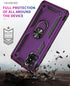 Samsung A71 5G Case,Galaxy A71 5G Case,PUSHIMEI Military Grade Heavy Duty Protection Phone Case Cover with HD Screen Protector Magnetic Ring Kicks...