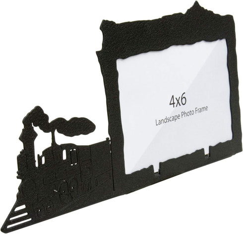 Innovative Fabricators, Inc. Steam Engine Train 4X6 Horizontal Picture Frame...