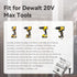 Belt Clips for Dewalt, 6pcs 304 Stainless Steel Drill Tool Clips Hook Kit with Screws for Dewalt N268241 Fit for 20V Power Tools DCD980 DCD985 DCD...