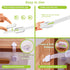 Matenf Child Proof Cabinet Locks (4 Packs), Baby Toddlers Locks for Drawers, Refrigerator Safety Latches for Kids Pets, Durable Safe ABS Material ...