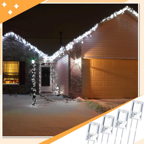 Mudder 60 Pcs LED 5mm Outdoor String Lights Replacement Bulbs Energy Efficient LED Patio Wire Light Set Connectable Home Decor Light Bulb for Wedd...