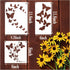 Large Butterfly Stencils for Painting A4 Butterfly Stencil Paint Stencils for Painting on Wood Burning Art Craft Canvas Furniture Wall (12 butterf...