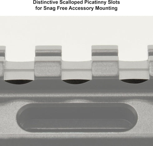 UTG Leapers MT-RSX5S Inc Super Slim Picatinny Riser Mount, 1/2" Height, 3 Slots, Black...