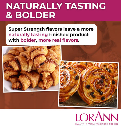 LorAnn Oils Super Strength Flavoring - Used For Candy Making, Flavoring Extracts, Baking, Hard Candy, and Flavor Oils - Bold, Natural Flavors 4X S...