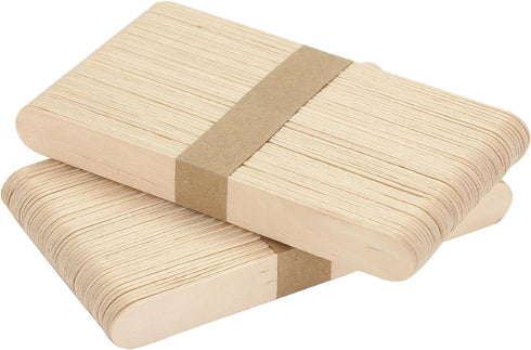 Mr. Pen Jumbo Wooden Craft Sticks, 100 Pack, 5.75 inch, Ideal for Crafts and Waxing...