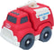 Zing Plantastic City Vehicles - Single Pack (Medium Size) - Fire Truck - Made from 40% Wheat Straw Material – Pretend Play Toy for Age 3 and Up...