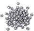 300 Silver Wood Beads, 10mm Round Ball Dyed Wooden Loose Spacer Beads for Bead Crafts Making Home Decor (3mm Hole)...