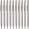 Ballpoint pens 10 pcs Medium Point 1.0 mm Black Ink Ballpoint Pens Smooth Writing Pens School Office Supplies Gifts Stainless Steel Pens...