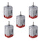Heyiarbeit 5pcs 3V 16500RPM DC Motor Round Shaft Micro Electric Motor for Electronic Equipment DIY Model...