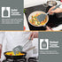 Kitchen Utensils Set, 4Pcs P&P CHEF Silicone Cooking Utensils Spatulas, Heat-proof Turner Spoon for Turning Mixing, Dishwasher Safe, (Grey)...