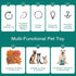 Dog Treat Dispenser Toy - Interactive Dog Toys, Dog Treat Toy Treat Dispensing Dog Toys for Mental Stimulation & Fun Playtime Puzzle Toys for Larg...