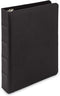 Samsill Vintage Hardback Mini 3 Ring Black Leather Binder, Professional Binder Organizer, Planner Binder, 1 Inch 3 Ring Binder, Mini Binders 5.5 x...