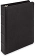 Samsill Vintage Hardback Mini 3 Ring Black Leather Binder, Professional Binder Organizer, Planner Binder, 1 Inch 3 Ring Binder, Mini Binders 5.5 x...