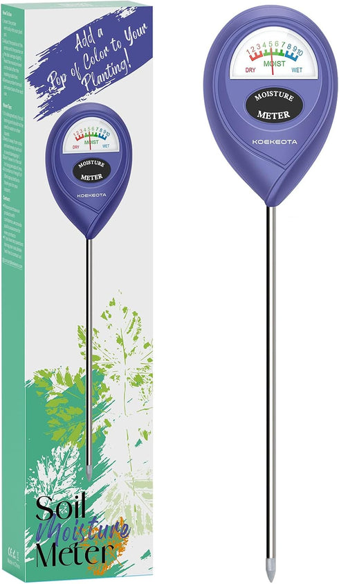 Soil Moisture Meter, Plant Water Meter for Indoor Outdoor Potted Plants,Soil Hygrometer Sensor for Gardening, Farming, Lawn Tool Kits for Plant Ca...