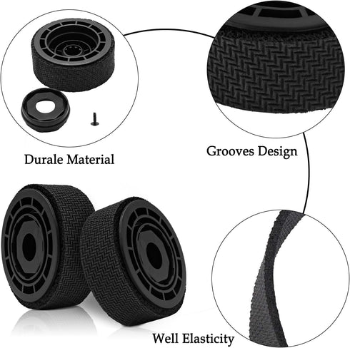 2 Pack Wheel Tires Replacement accessories Braava Jet M6 (6110) (6012) (6112) (6113) Ultimate Wi-Fi Connected Robot Anti-Slip Great Adhesion Easy ...